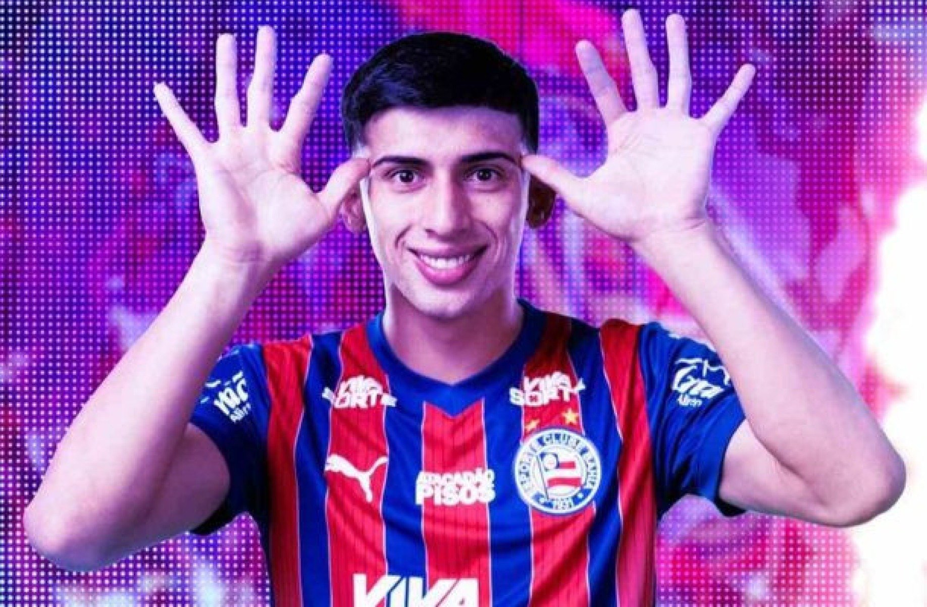 Bahia anuncia a contratação do atacante Mateo Sanabria