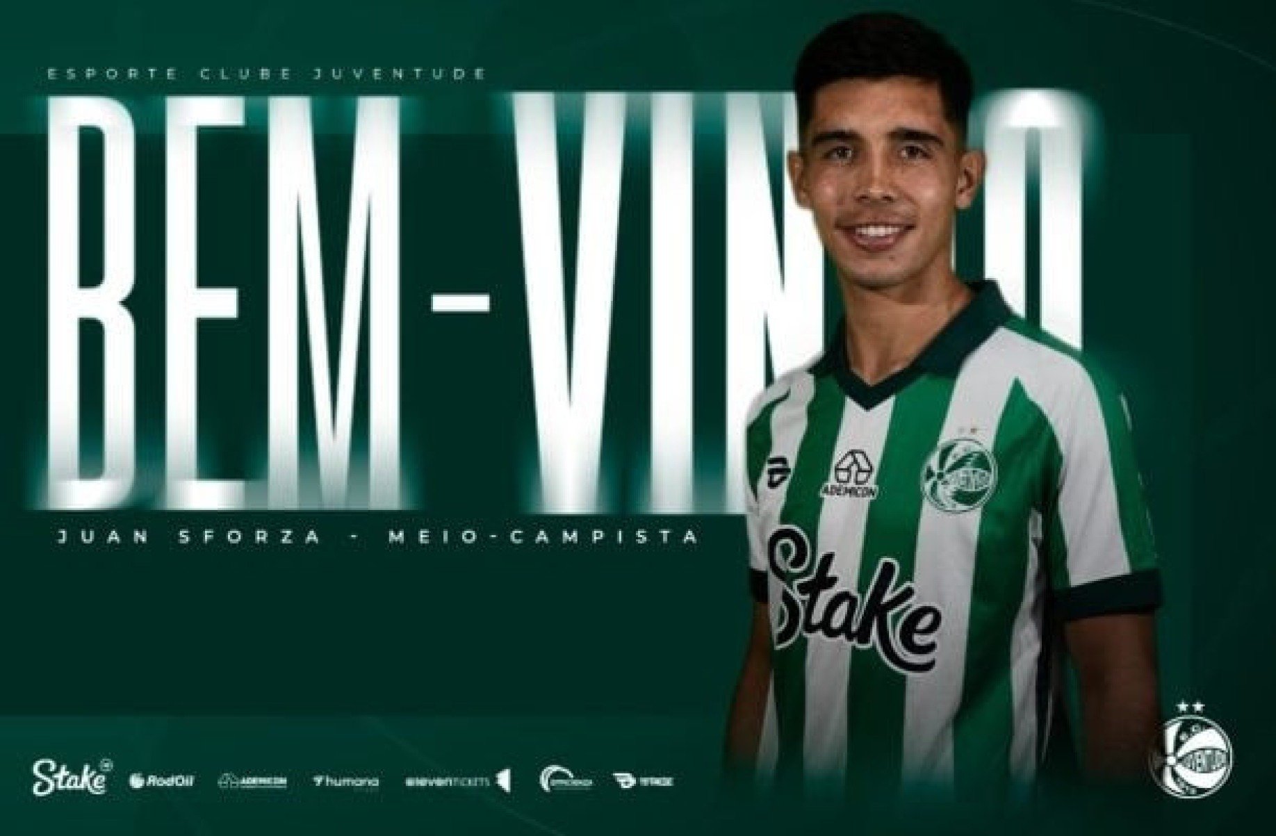 Sforza, do Vasco, é anunciado pelo Juventude