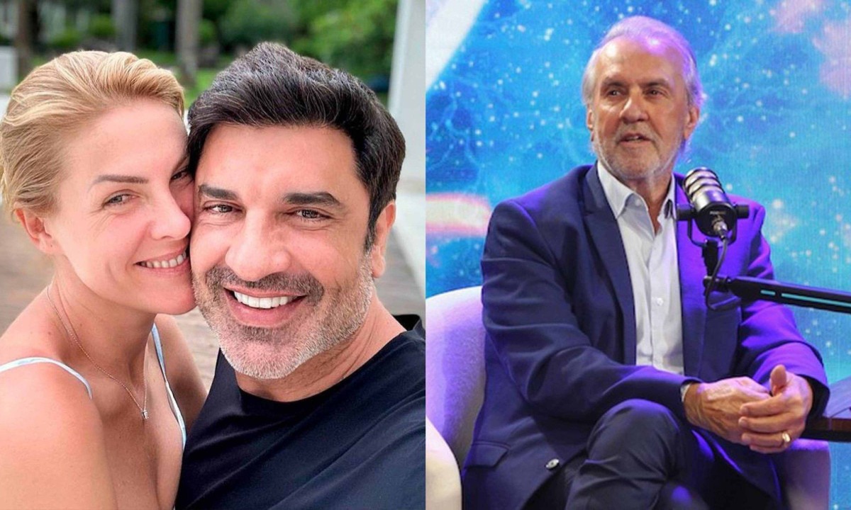 Robério de Ogum, Edu Guedes e Ana Hickmann -  (crédito: Adilson Marques / Divulgação)