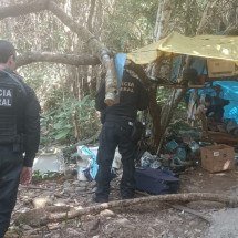 PF e PM deflagram operação contra extração mineral ilegal na Zona da Mata - PF/Divulgação