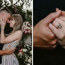 Taylor Swift e Travis Kelce: veja o preço do anel e mais sobre o noivado - Reprodução