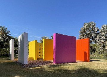 Arte e jardins gigantes: Inhotim mistura esculturas, galerias e natureza para uma experi&ecirc;ncia inesquec&iacute;vel -  (crédito: Mayara Souza)