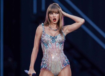 Taylo Swift é um dos nomes apontados para fazer show gratuito na Praia de Copacabana -  (crédito: AFP)