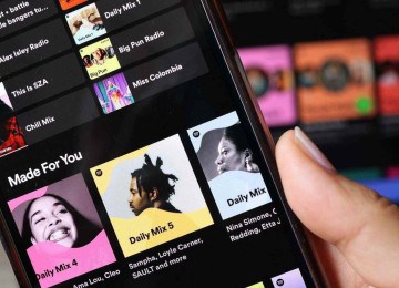 Recurso de mensagem no Spotify já está sendo implementado -  (crédito: AFP)