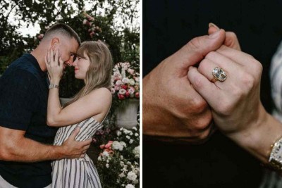 Taylor Swift e Travis Kelce estão noivos -  (crédito: Reprodução)