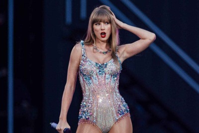 Taylo Swift é um dos nomes apontados para fazer show gratuito na Praia de Copacabana -  (crédito: AFP)