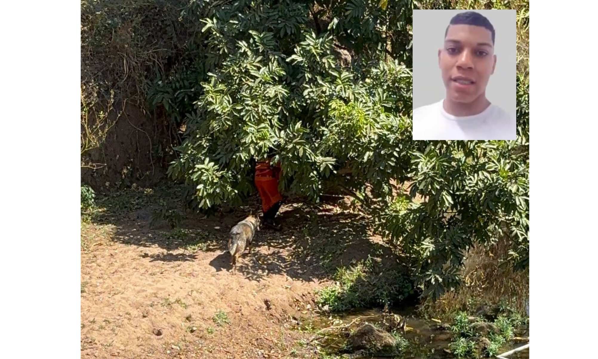 Jovem que sumiu em mata procurando cavalo é encontrado morto - 8&ordm; BBM/Redes Sociais/Divulga&ccedil;&atilde;o