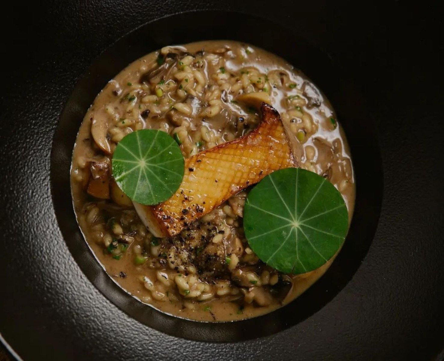 Risoto de cogumelos frescos e secos do Lagar Tragaluz (R$ 129)-Magê Monteiro/Divulgação
