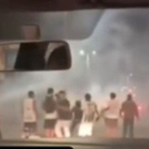 Clássico em BH: emboscada a torcedores termina com granadas e pedras - Reproudução/Redes sociais