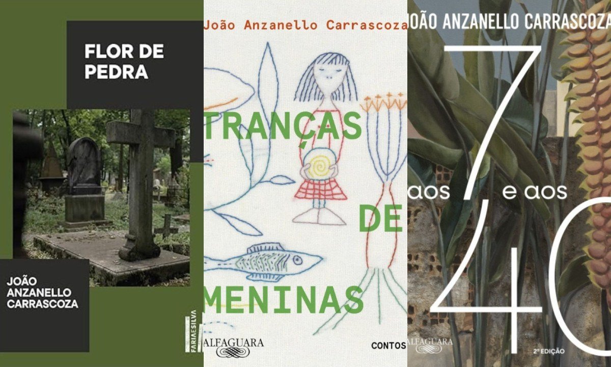 Capas dos livros de João Anzanello Carrascoza