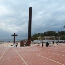 Praça do Papa será parcialmente entregue à população neste sábado (30/8) - Marcos Vieira/EM/D.A.Press