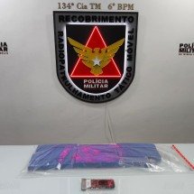 Foragido da Justiça é preso com 12 barras de maconha no Vale do Rio Doce - Divulgação/Polícia Militar