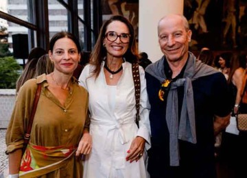 Paula Azevedo, Andrea Natal e Francisco Müssnich -  (crédito: BRUNO RYFER/divulgação)