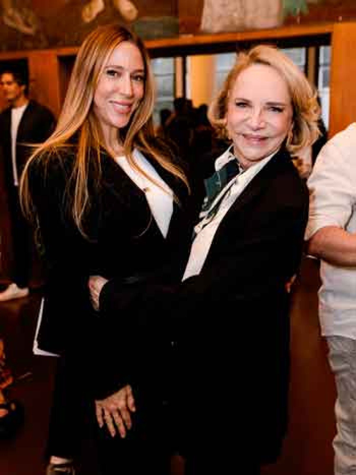 Bel e Lenny Niemeyer no desfile da Lenny Niemeyer no Rio de Janeiro