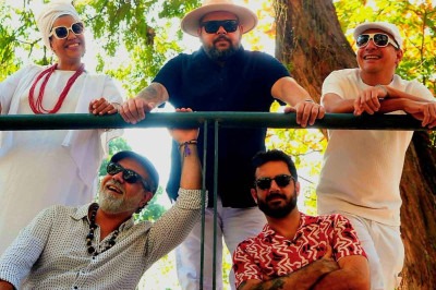 O Fino Coletivo se apresenta no Distrital do Cruzeiro, com abertura da DJ Little Sil e do trio Saracuteio -  (crédito: Rian Couto / divulgação)