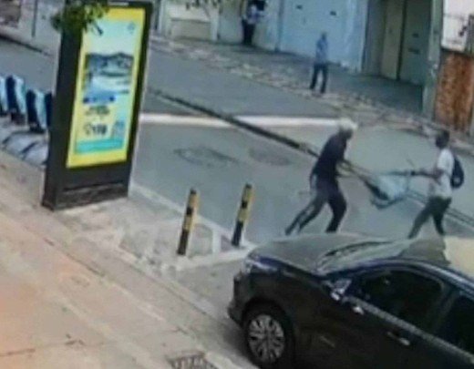 PM prende suspeito de matar morador de rua no centro de BH  -  (crédito: Reprodução )