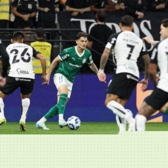 Atuações do Palmeiras contra o Corinthians: Vitor Roque, um guerreiro - Cesar Greco/Palmeiras