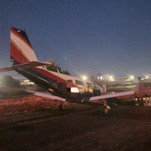Avião faz pouso de emergência no Aeroporto de Pará de Minas - Corpo de Bombeiros