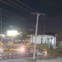 BH: carga de 525 toneladas interdita trecho do Anel nesta segunda (1º/9) - Marcos Vieira/EM/D.A.Press