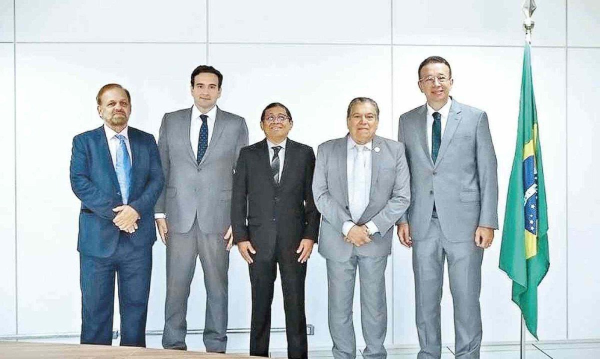 José Fernando Gomes tomou posse como diretor da Agência Nacional de Mineração (ANM), completando a composição da diretoria colegiada da instituição. -  (crédito: Divulgação)