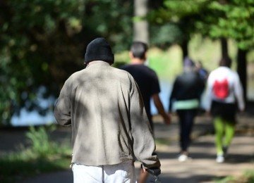 BH terá baixa temperatura nas primeiras horas da manhã devido a atuação da massa de ar frio -  (crédito: Leandro Couri/EM/D.A. Press.)