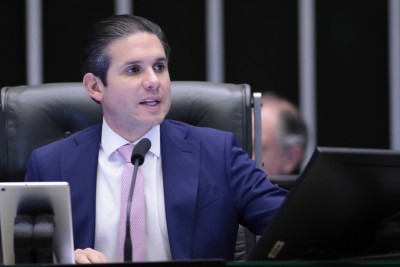 Presidente da Câmara, Hugo Motta, estava resistente a pautar o projeto de anistia aos golpistas -  (crédito: Bruno Spada/Câmara dos Deputados)