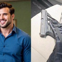 Morte de gari: empresário ostentava armas e distintivo da delegada  - Redes sociais/Reprodução - PCMG/Reprodução 