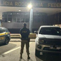 Grande BH: Polícia Rodoviária Federal recupera caminhonete roubada há 1 mês - PRF/Divulga&ccedil;&atilde;o