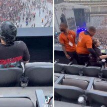 Homem é expulso de show por se masturbar em público - Redes sociais