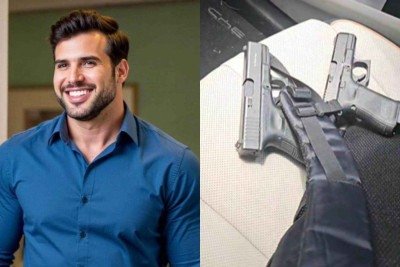 O inquérito concluiu que Renê tinha acesso e usava as armas da esposa, a delegada Ana Paula Balbino  -  (crédito: Redes sociais/Reprodução - PCMG/Reprodução )