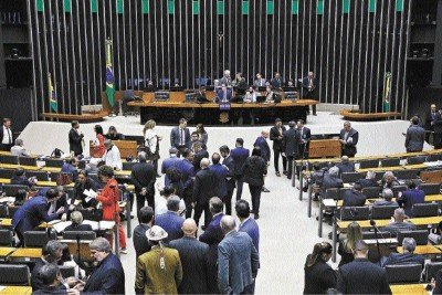 Plenário da Câmara dos Deputados -  (crédito: Kayo Magalhães/Câmara dos Deputados – 19/7/25)