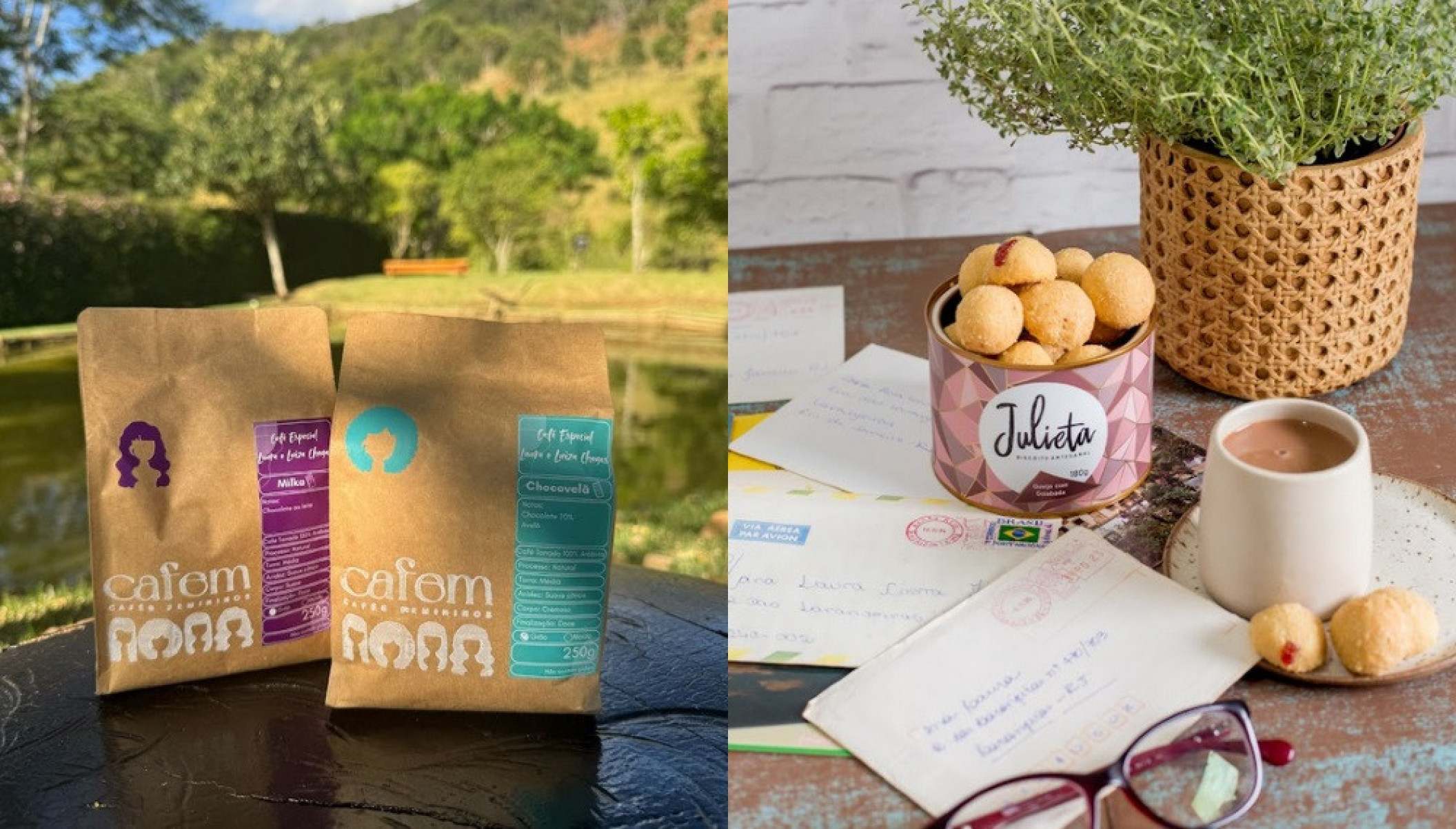 Cafem e Julieta Biscoito Artesanal