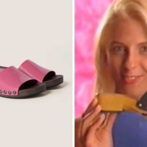 Tchan ou luxo? Web compara tamanco da Miu Miu com sandália da Carla Perez - Reprodução