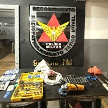 Furto de moto expõe desmanche de motos e tráfico de drogas no Barreiro - Divulgação/Polícia Militar