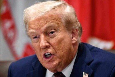 Trump, sem nenhuma raz&atilde;o econ&ocirc;mica ou comercial, abriu unilateralmente um conflito com o Brasil, -  (crédito: MANDEL NGAN/AFP)