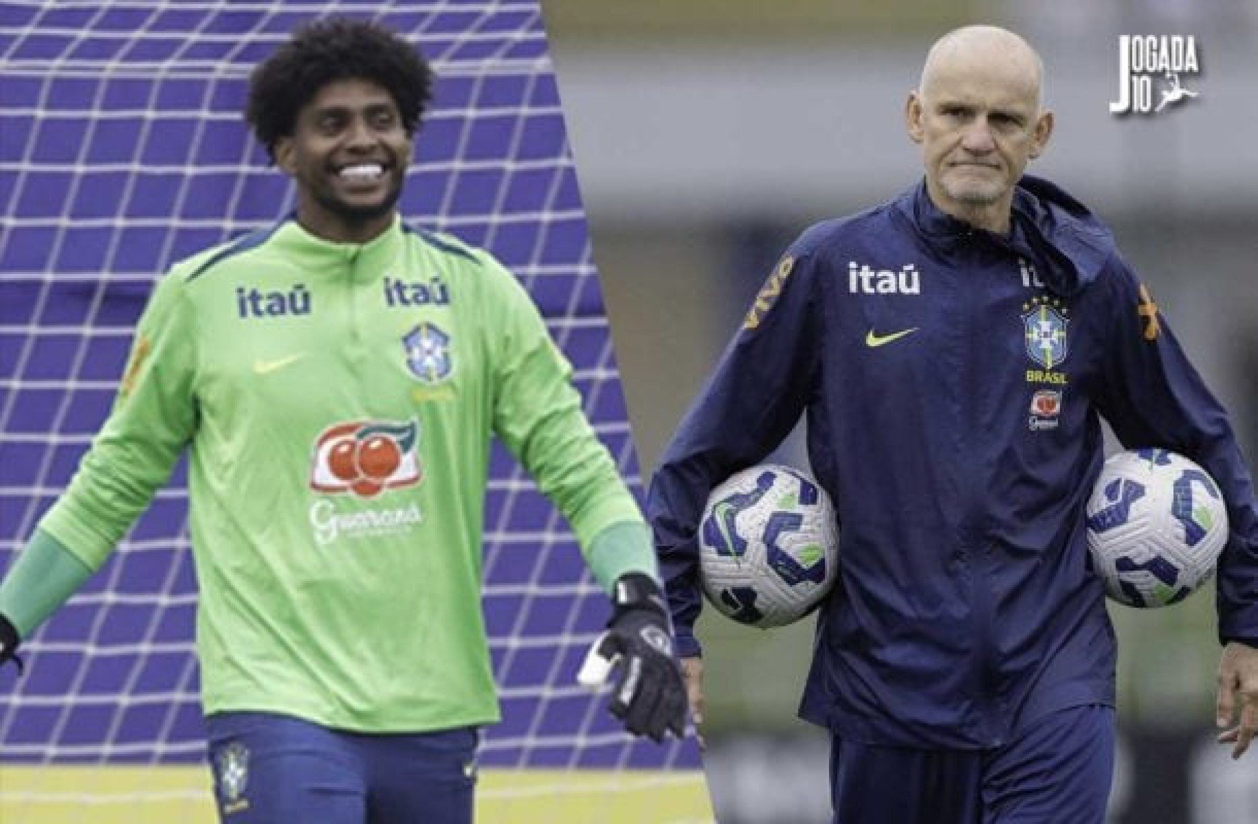 Taffarel elogia Hugo Souza e vê evolução: “Uma ótima surpresa”