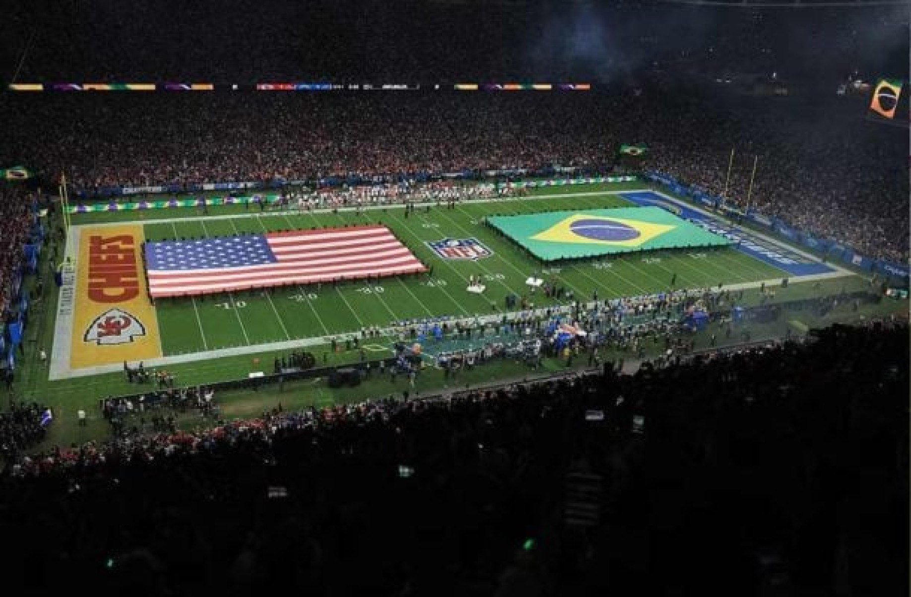 NFL se consagra no Brasil, e Neo Química Arena recebe público digno de Corinthians