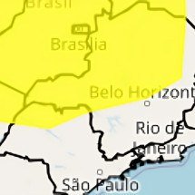 Tempo seco castiga mais de um terço dos municípios de Minas Gerais - Reprodução/Inmet