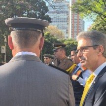 Zema deixa desfile antes do fim para ir a ato de Bolsonaro em SP - Thiago Bonna/EM/DA Press