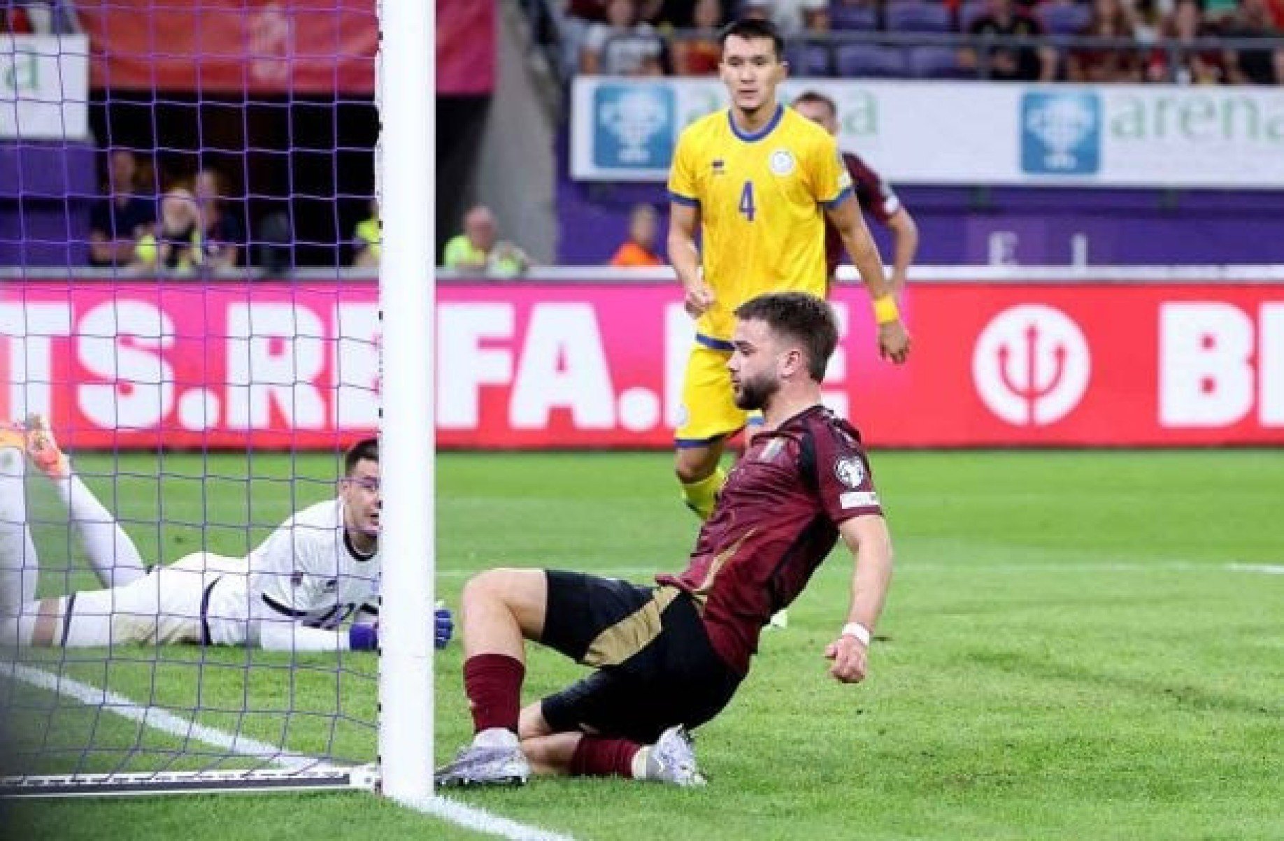 Bélgica goleia o Cazaquistão de forma impiedosa