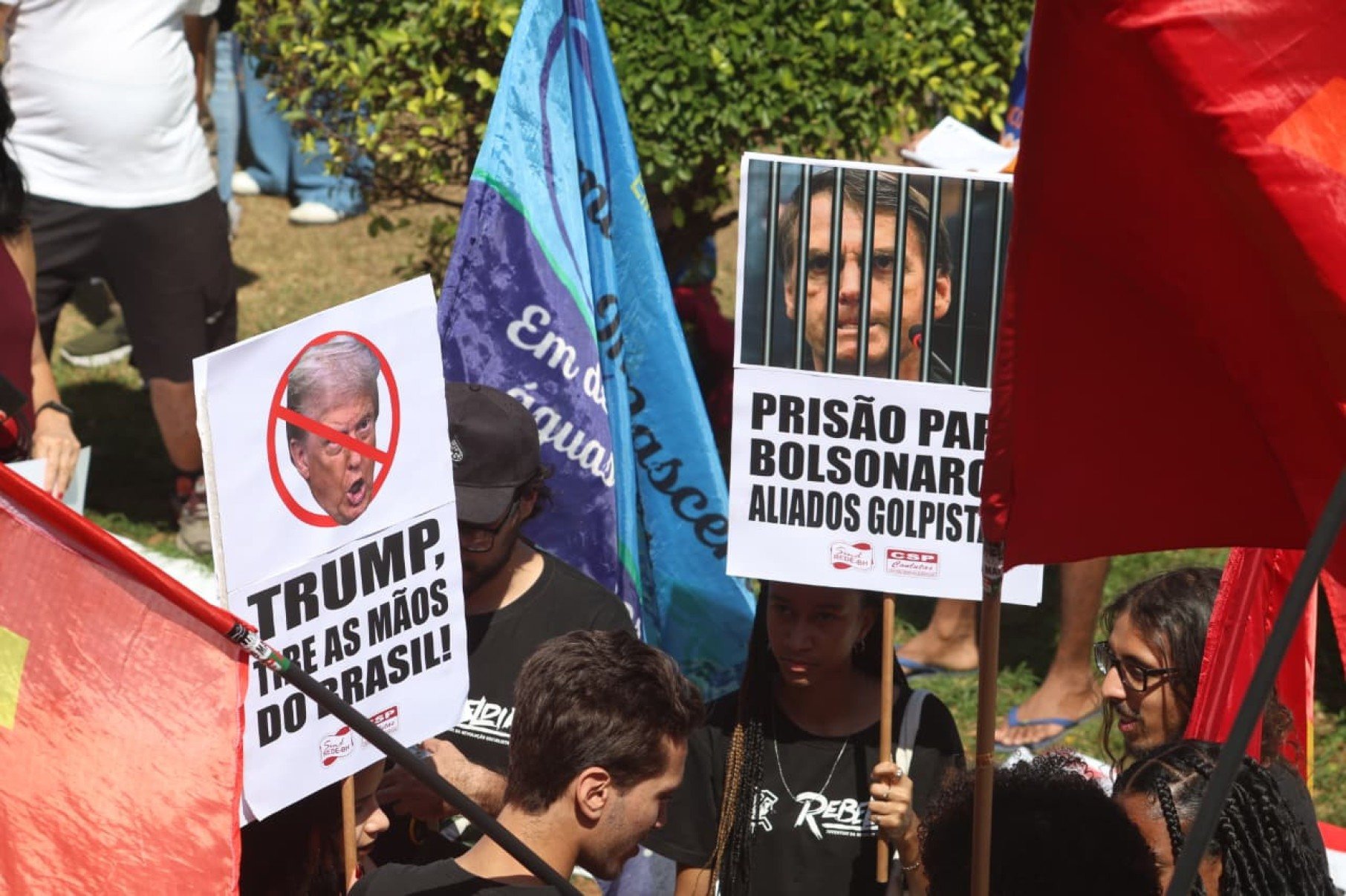 Evento teve como pautas a punição aos réus e condenados na tentativa de golpe de Estado, a redução da escala 6x1, críticas às incursões israelenses no território de Gaza e contra as privatizações que o governador Romeu Zema (Novo) buscando aprovar