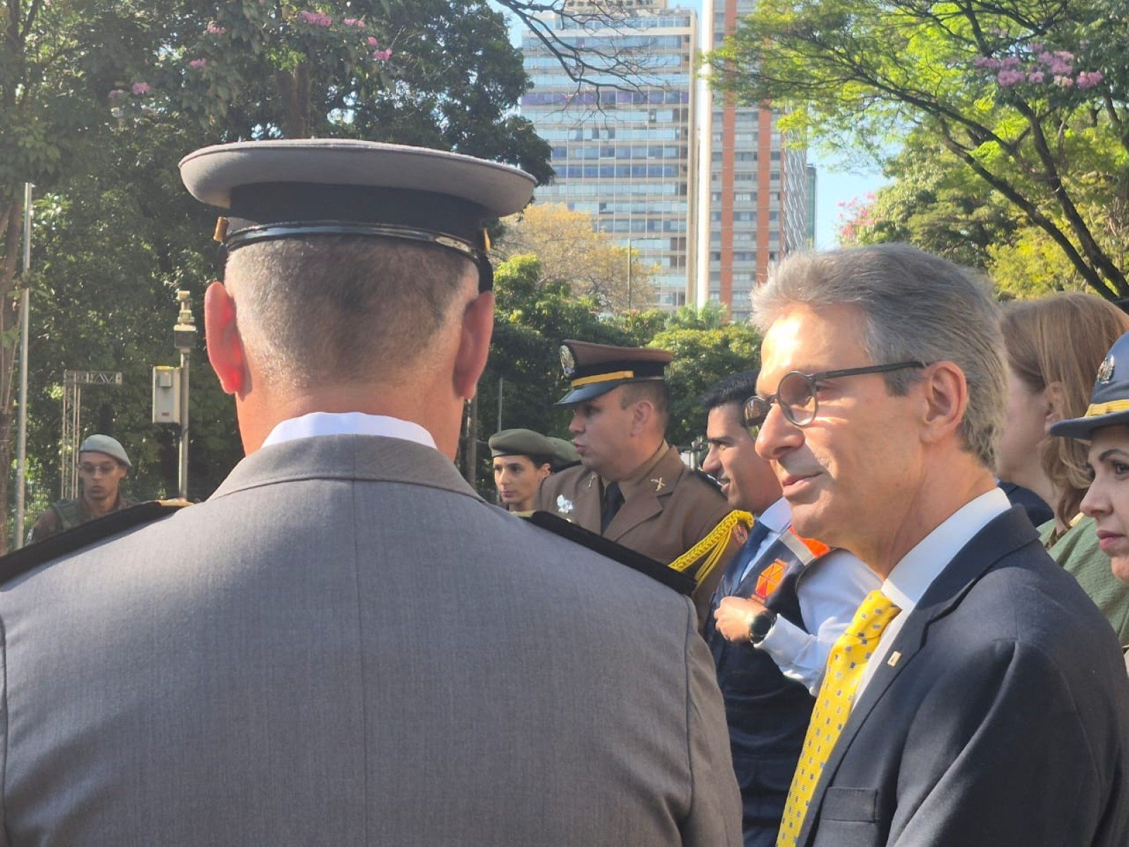 Tradicional desfile de 7 de Setembro é realizado neste domingo (7/9) na Avenida Afonso Pena, no Centro de Belo Horizonte-Thiago Bonna/EM/DA Press