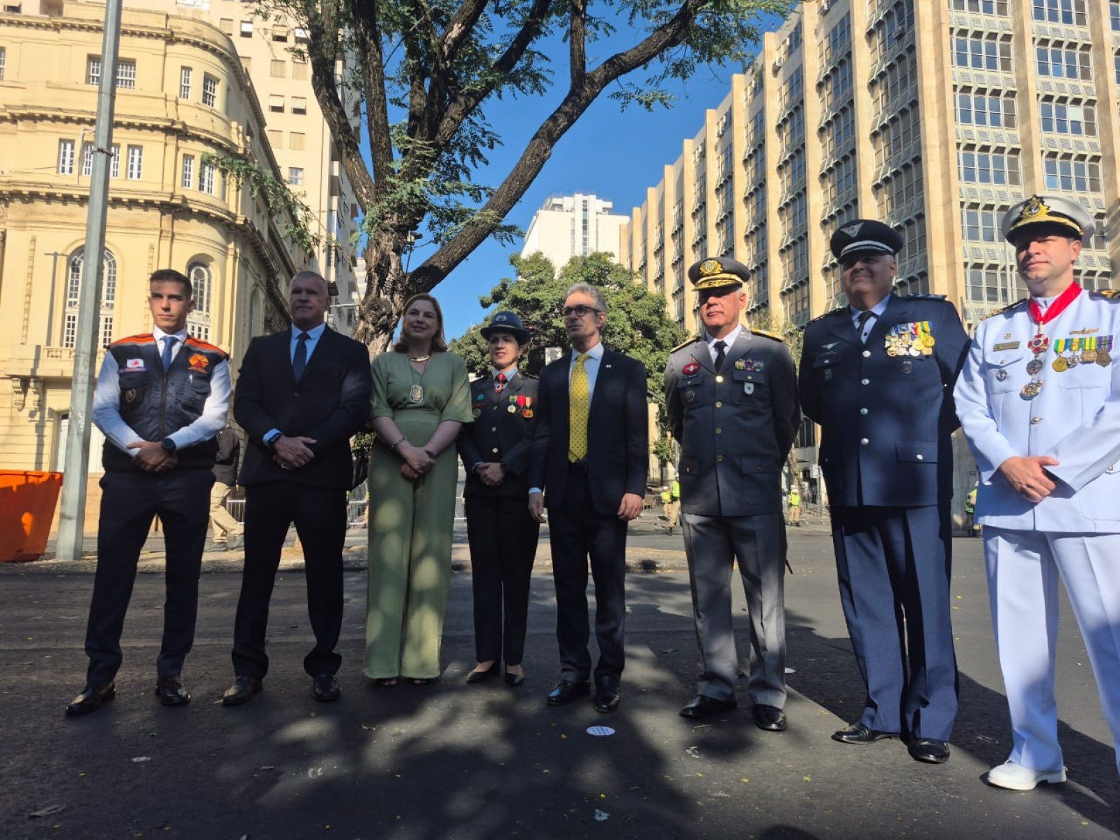 Tradicional desfile de 7 de Setembro é realizado neste domingo (7/9) na Avenida Afonso Pena, no Centro de Belo Horizonte-Thiago Bonna/EM/DA Press