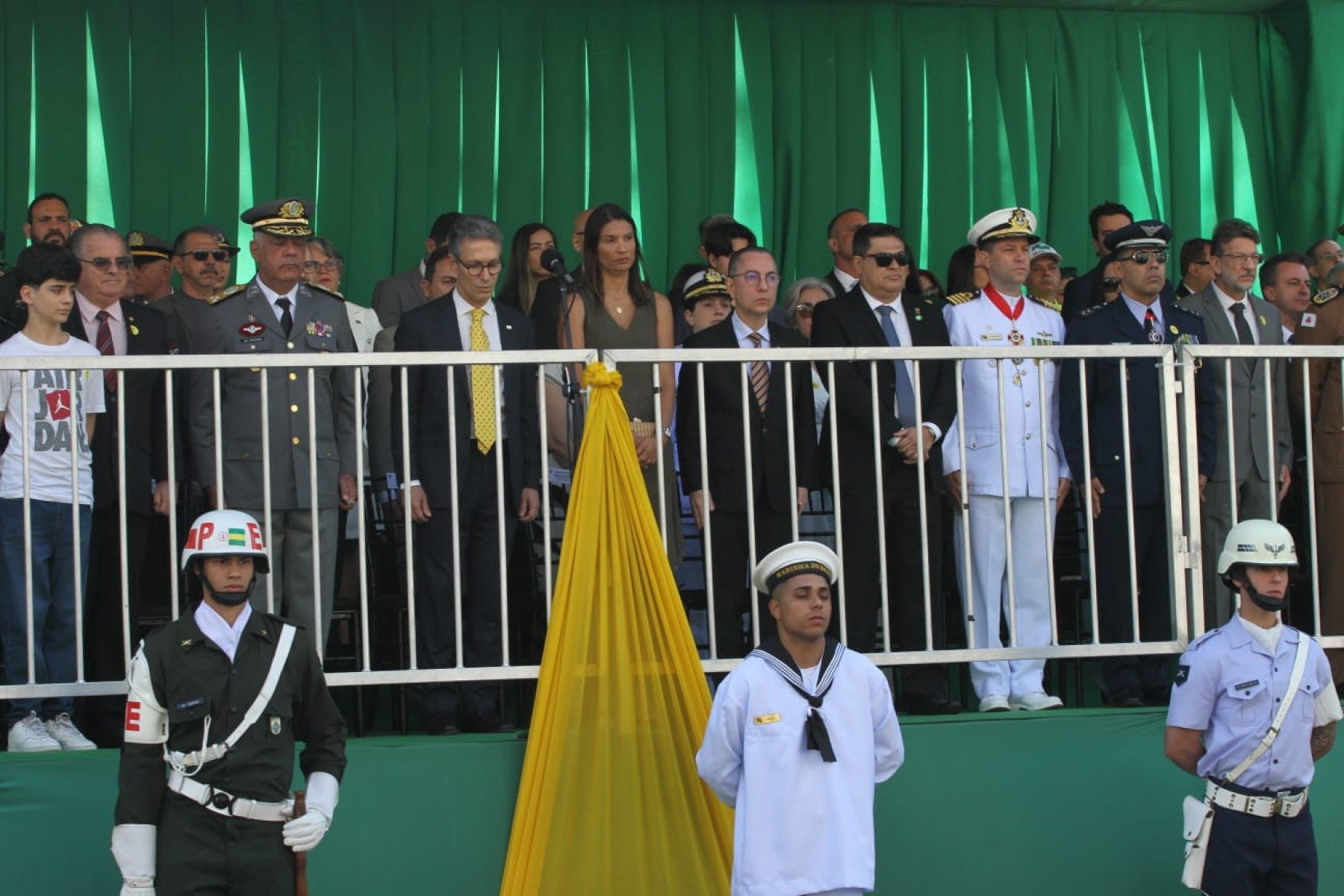 Tradicional desfile de 7 de Setembro é realizado neste domingo (7/9) na Avenida Afonso Pena, no Centro de Belo Horizonte-Jair Amaral/EM/DA Press