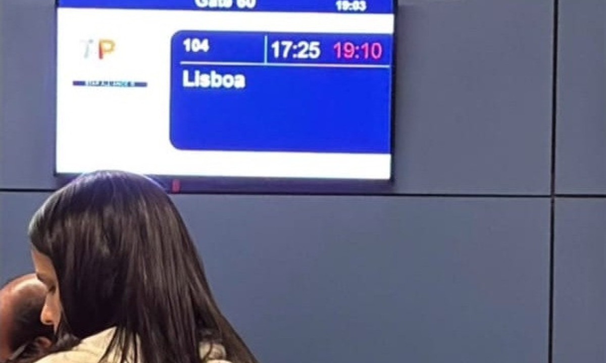 Voo da TAP de Confins para Lisboa foi cancelado neesse domingo (7/9) -  (crédito: Reprodução)