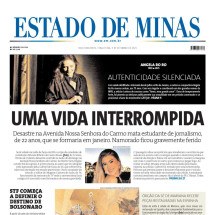 CONFIRA A CAPA DO ESTADO DE MINAS DO DIA 09/09/2025