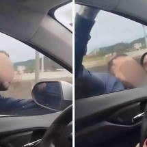 Vídeo: mulher arrasta ladrão durante tentativa de assalto - Redes sociais