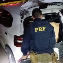 Motorista é preso com 138 kg de maconha embalados em papel de presente  - Reprodução/PRF