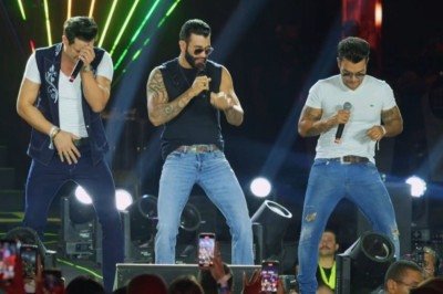Os Caras do Arrocha e Gustavo Lima -  (crédito: Reprodução )