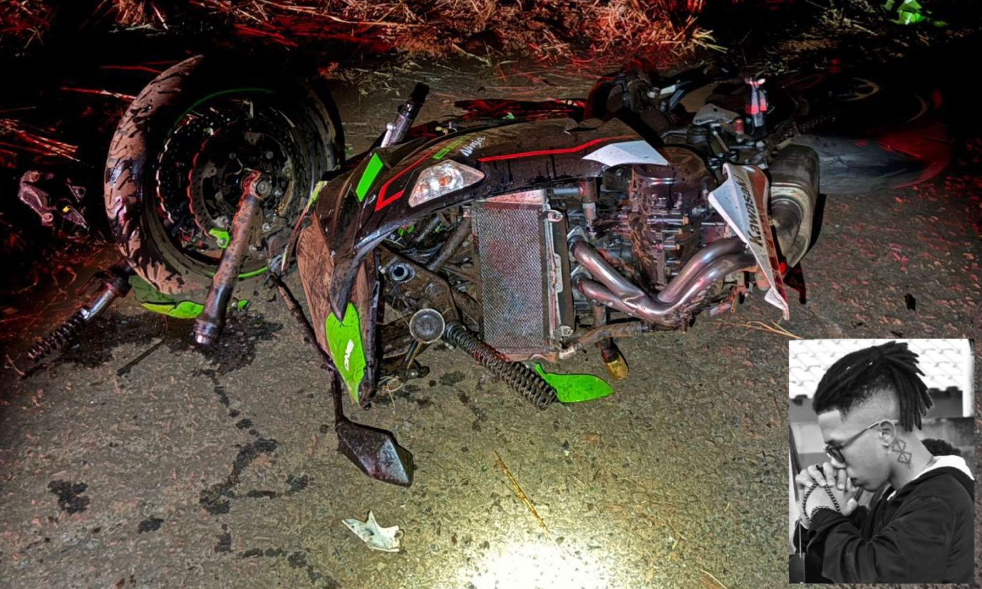 Jovem em Kawasaki Ninja morre em curva de rodovia de MG